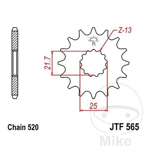 Ritzel für yamaha 400 - für, f
